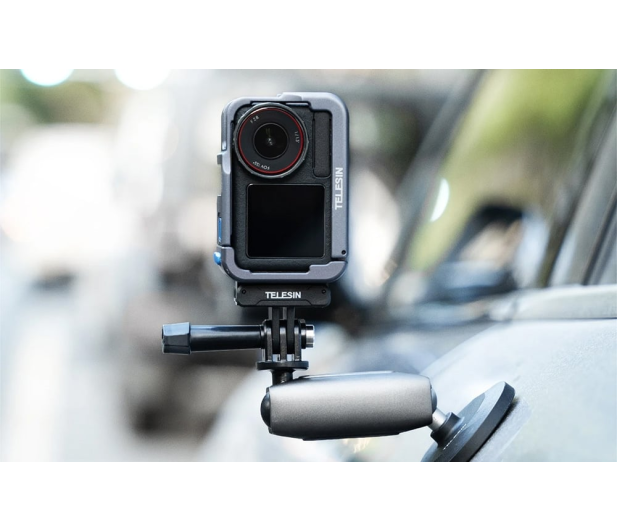 TELESIN Obudowa metalowa do DJI Osmo Action 5 Pro (czarna) - 1510255 - zdjęcie 2